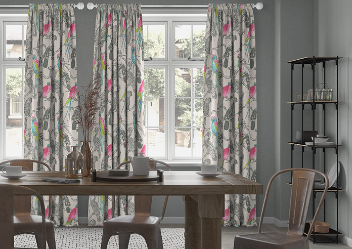 Aviary, Begonia - Made to Measure Curtains - Image 3